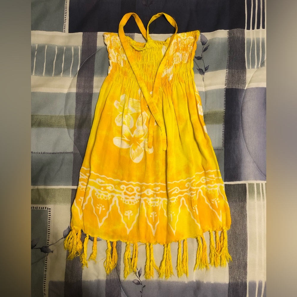 Yellow Floral Sundress